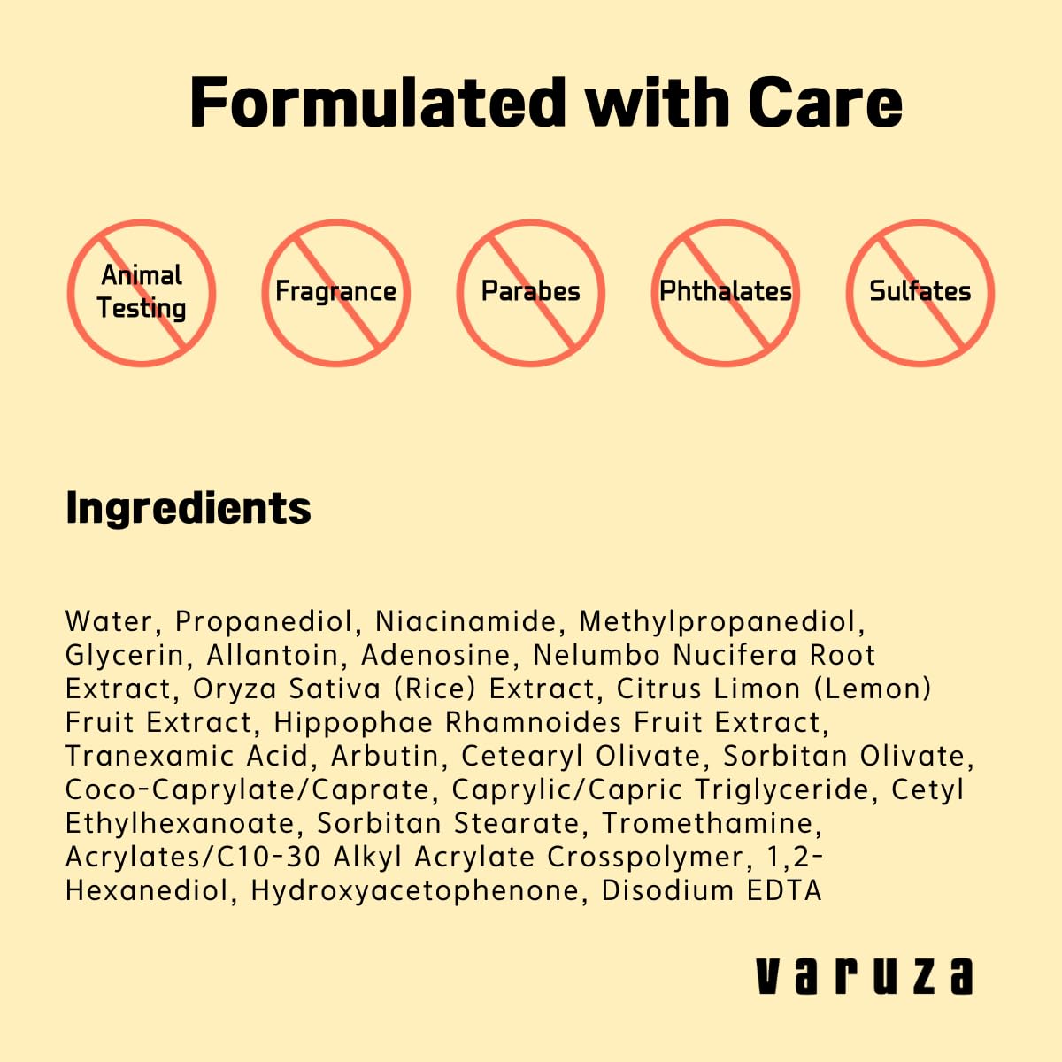 Varuza Core Nourishing Sheet Masks – 5% Niacinamide Hydration for Dry Skin (5 Count)