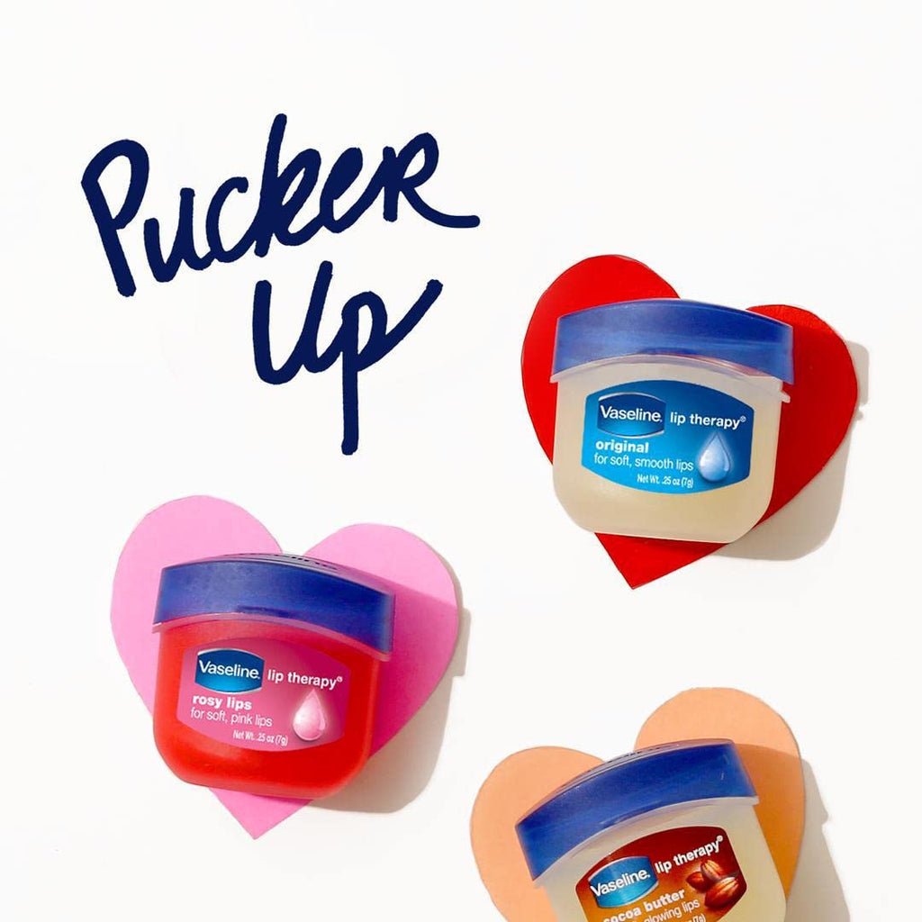 Vaseline Lip Therapy Cocoa Butter 6-Pack – Mini Lip Balms (0.25 oz each)