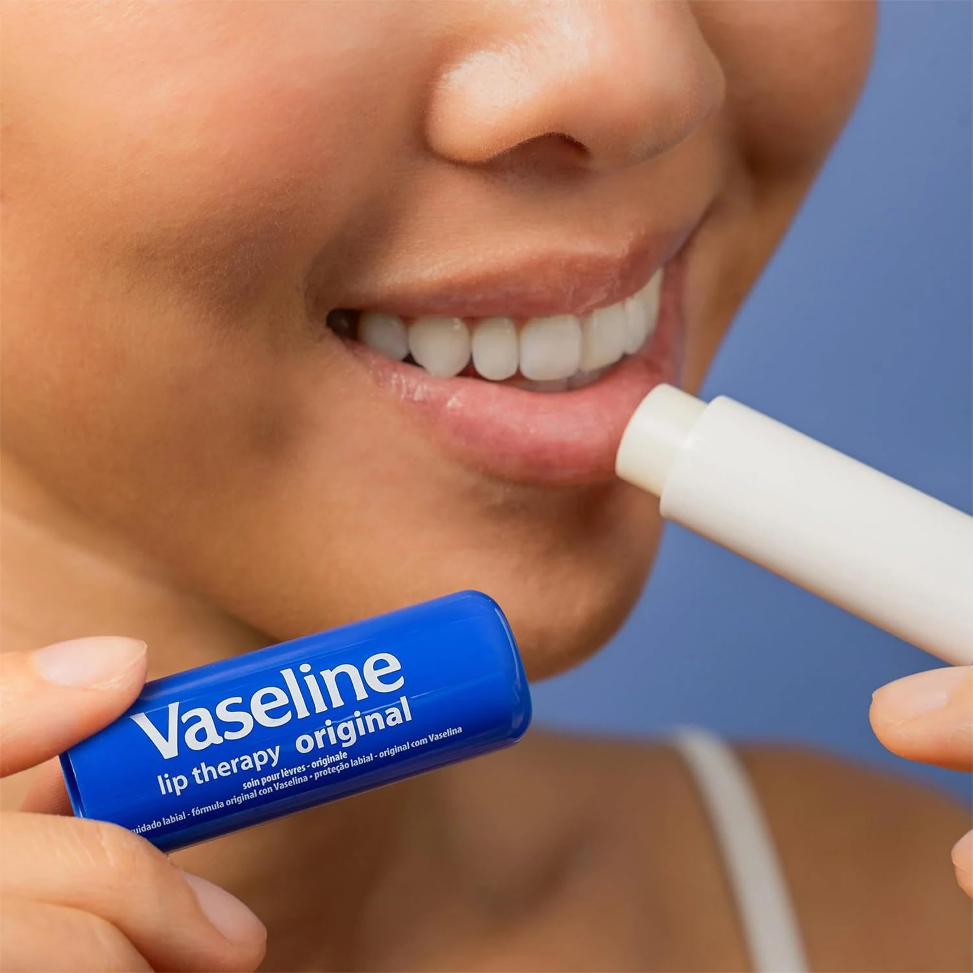 Vaseline Lip Therapy Bulk Lip Balm – Rosy Lips & Original, 24 Sticks (0.16 oz each)