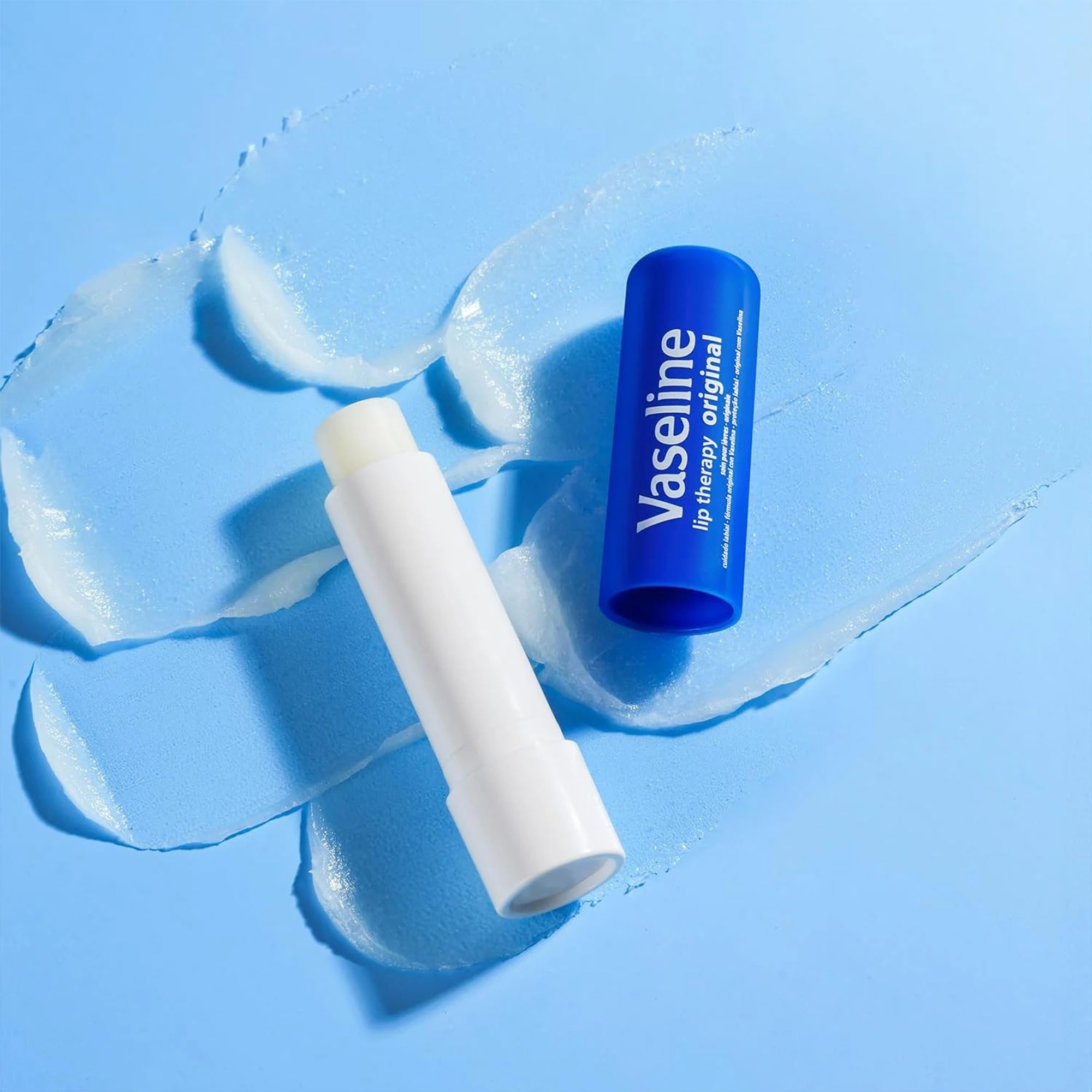 Vaseline Lip Therapy Bulk Lip Balm – Rosy Lips & Original, 24 Sticks (0.16 oz each)