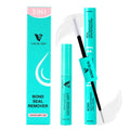 VAVALASH 3-in-1 Clear Lash Bond & Seal Glue for DIY Lashes – Waterproof, 6-7 Day Hold + Remover (White)