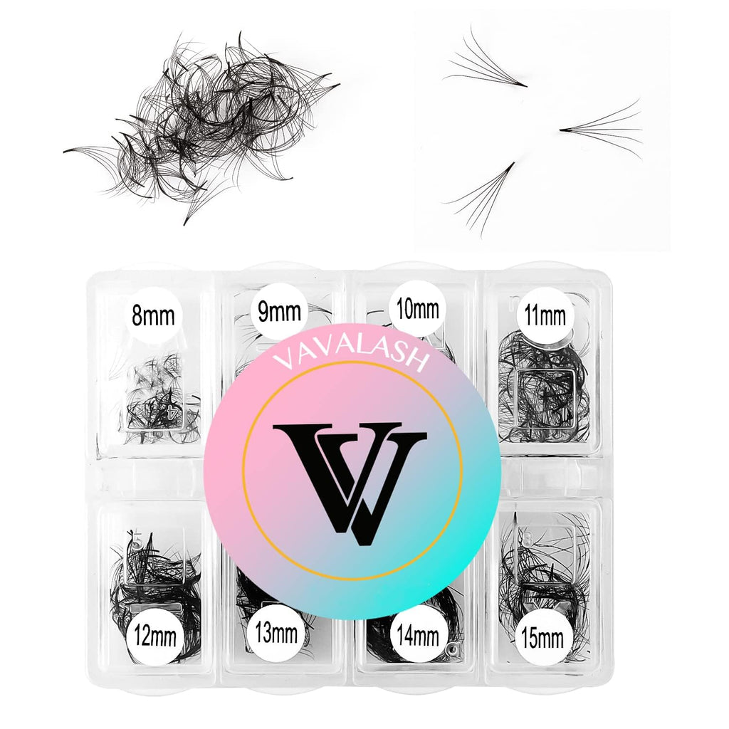 VAVALASH 600 Premade Lash Fans – Mixed Length 5D–24D (8–15mm)