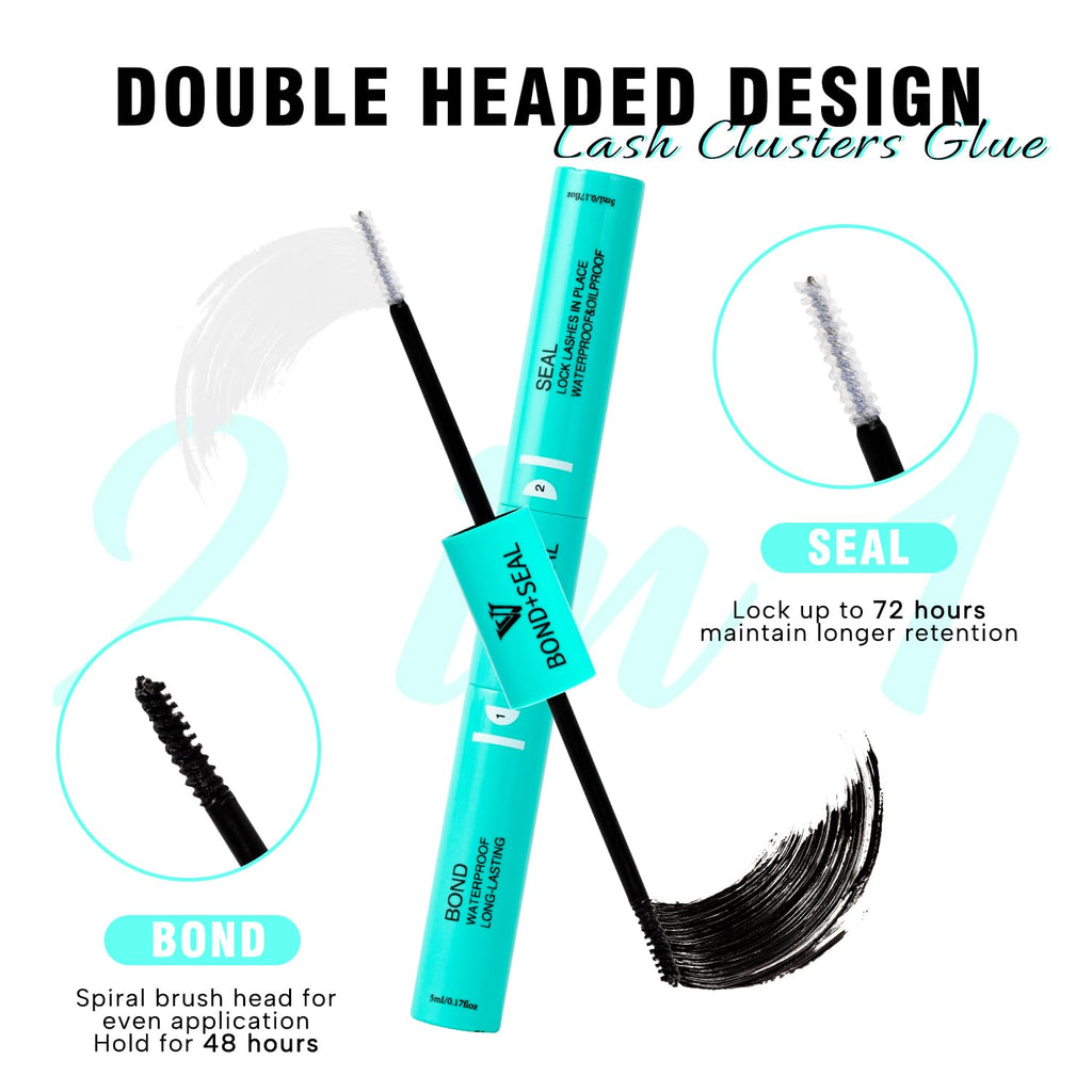 VAVALASH Lash Bond & Seal 2-in-1 Waterproof Lash Glue for DIY Extensions