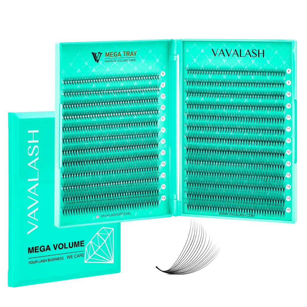 VAVALASH Premade Fans Lash Extensions 6D-16D | 0.05/0.07 Thick, C/D Curl