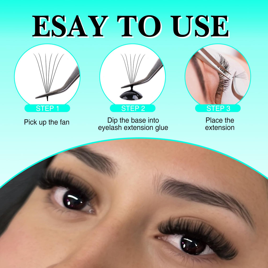VAVALASH Premade Fans Eyelash Extensions 6D–16D | 0.05/0.07 Thickness, C/D Curl, 8–15mm Mixed Length