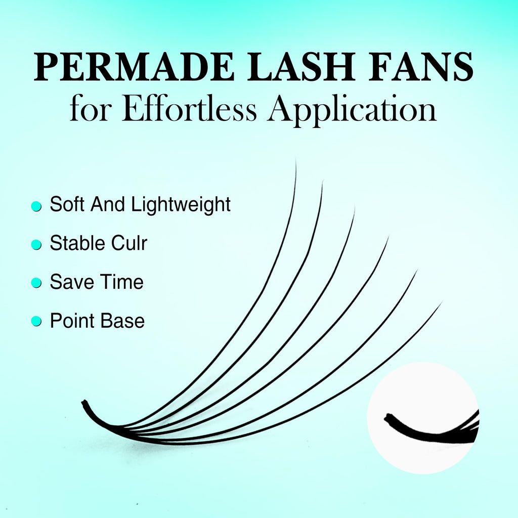 VAVALASH Premade Fans Eyelash Extensions 6D–16D | 0.05/0.07 Thickness, C/D Curl, 8–15mm Mixed Length