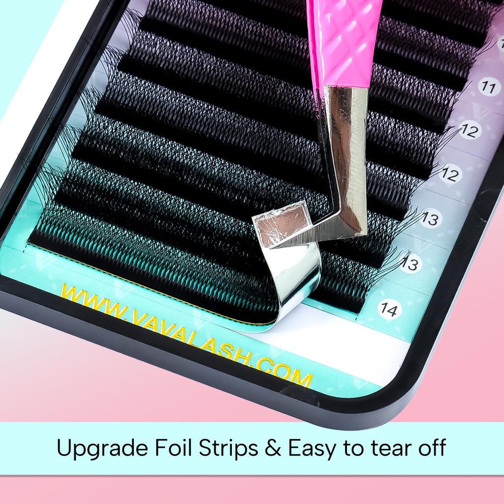 VAVALASH 6D W Shape Premade Fans 0.07D Curl – Easy Fanning Volume Lash Extensions