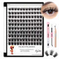 VAYATOR Lashes Mixed Kit — 8–20mm D Curl & DD Curl False Lashes, Bond & Seal Kit