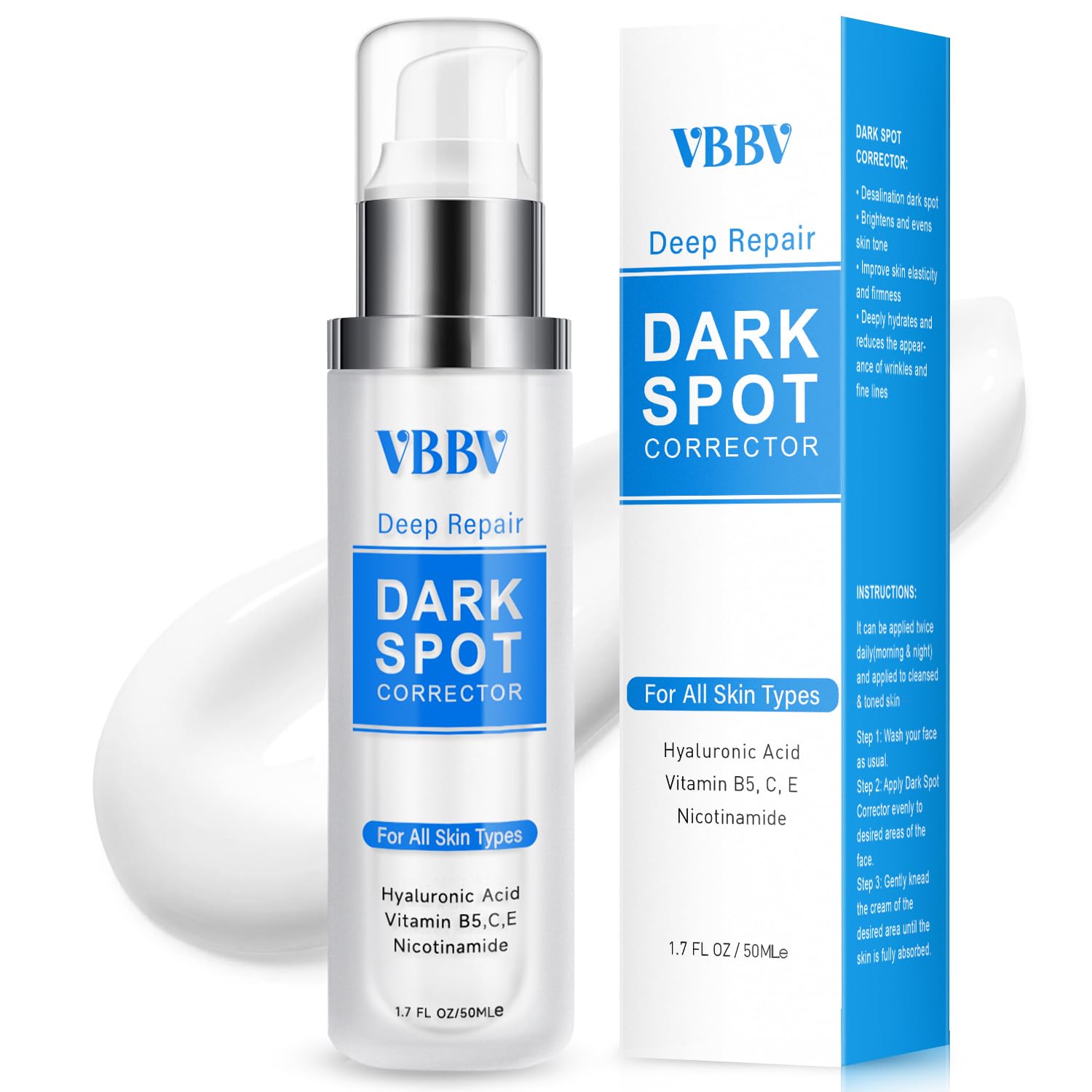 VBBV Dark Spot Remover for Face & Body – Hyperpigmentation Corrector, 1.7 oz