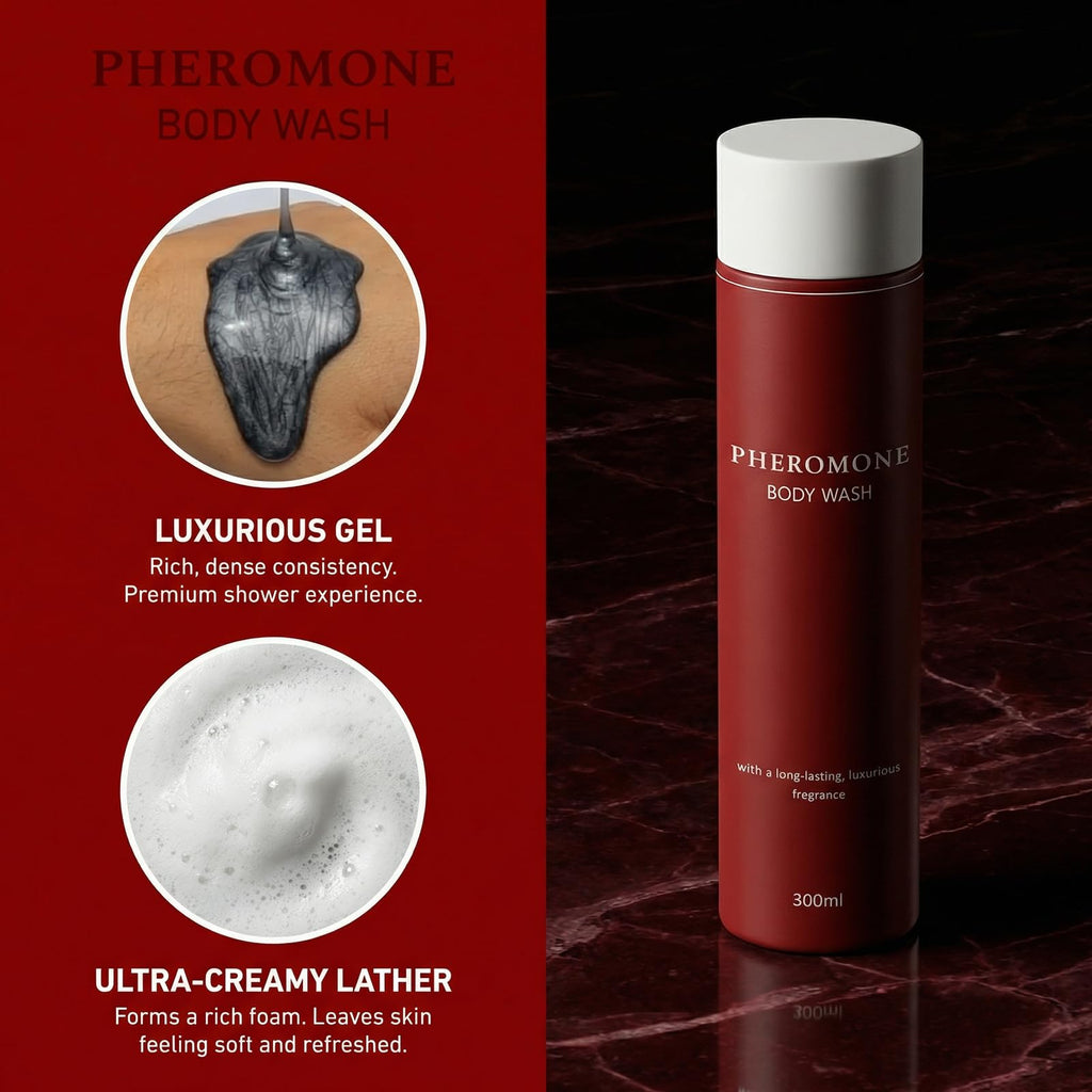 Vbolre Pheromone Body Wash for Men – Lasting Scent, Moisturizing Cleanse & Confidence