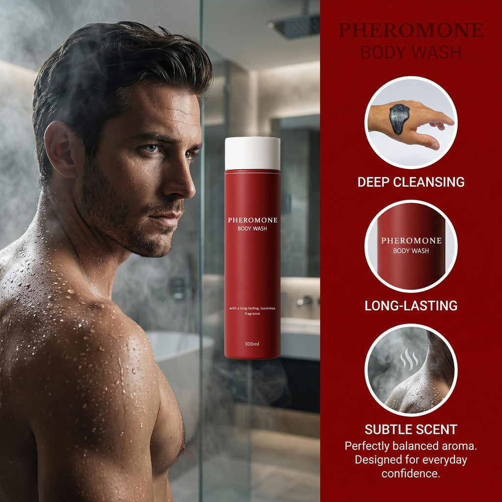 Vbolre Pheromone Body Wash for Men – Lasting Scent, Moisturizing Cleanse & Confidence