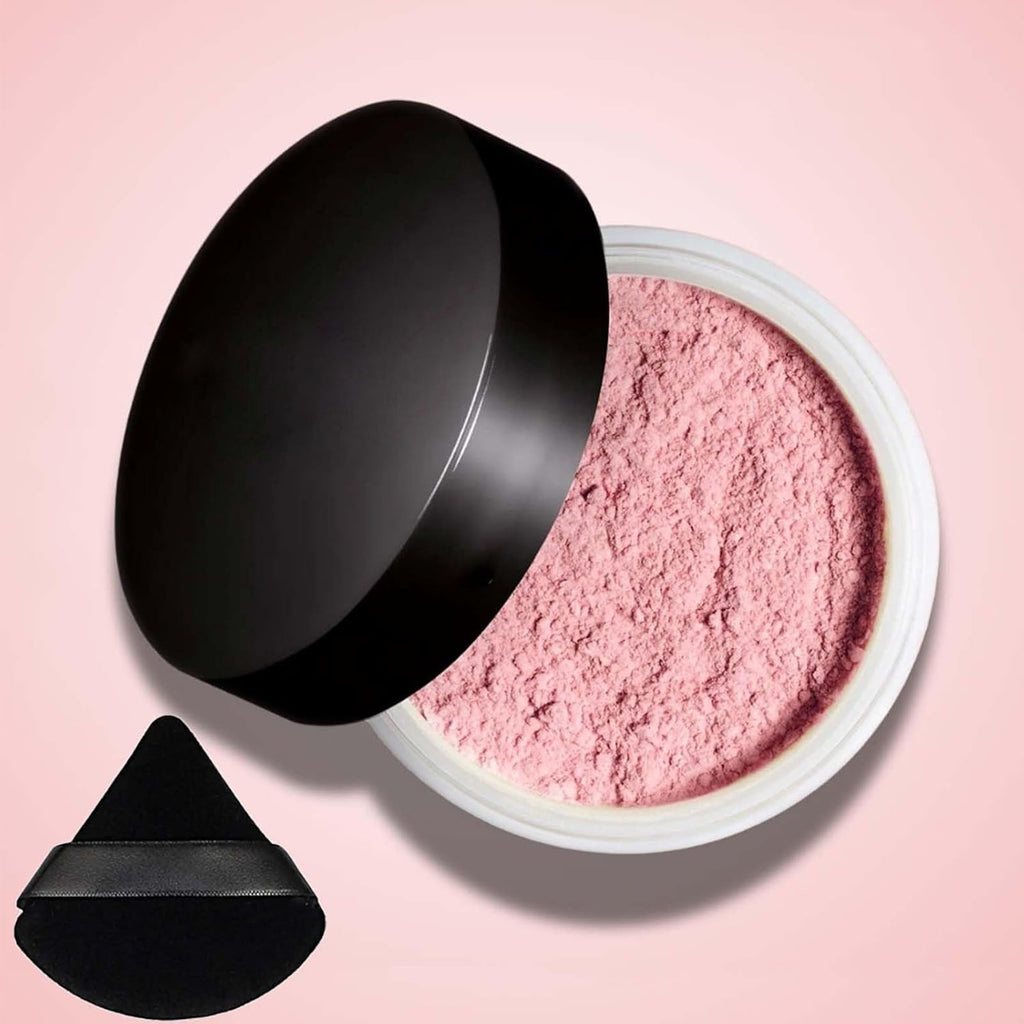 Vbolre Pink Blurring Powder for All Skin Tones | Lightweight Setting Powder