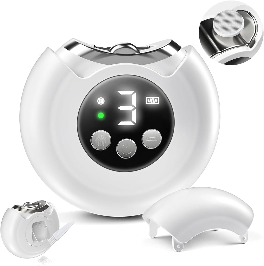 VBXBKC Electric Nail Clipper — 3-Speed with LCD Display, USB-C Rechargeable, 360° Storage