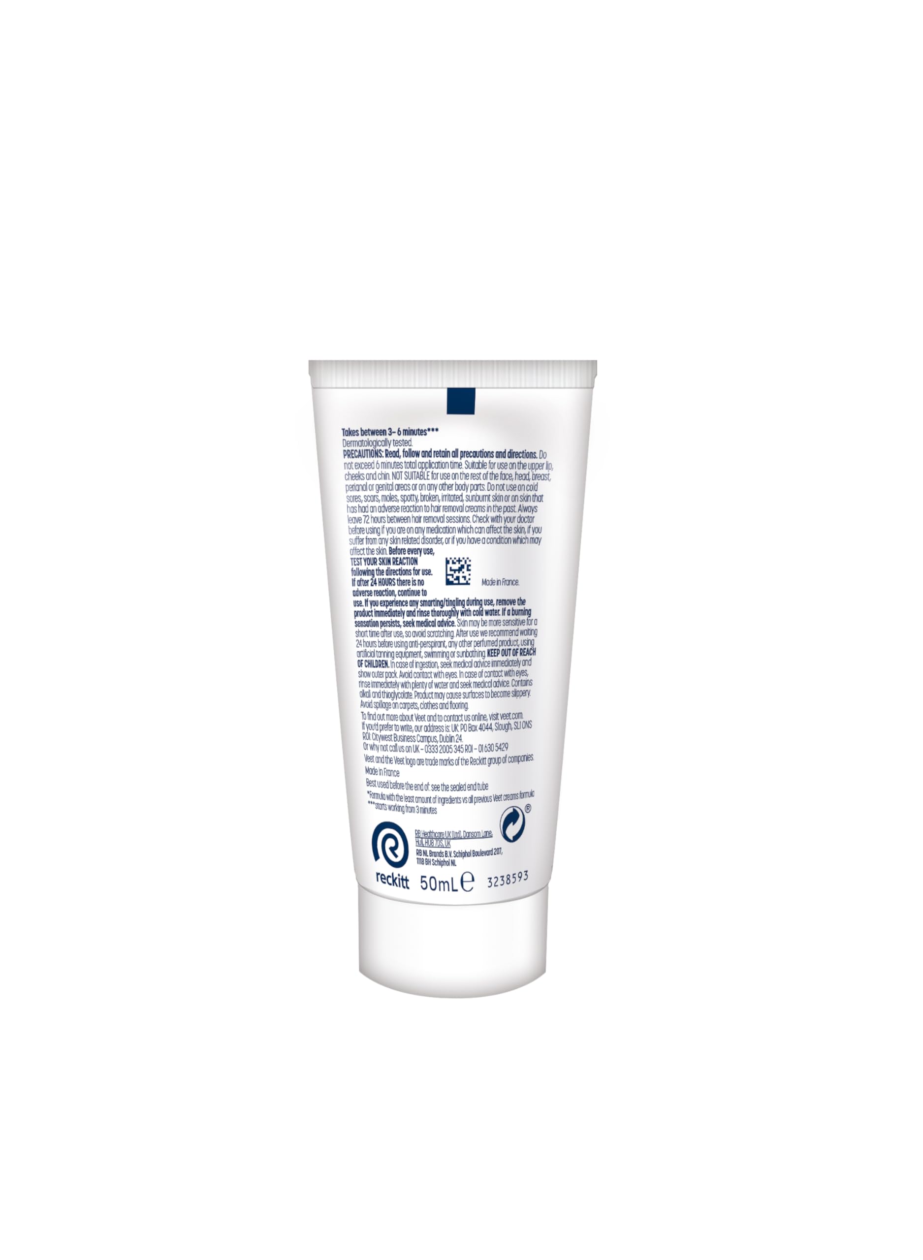 Veet Face Cream Kit Sensitive (2x50ml) – Up to 7 Days Smoothness