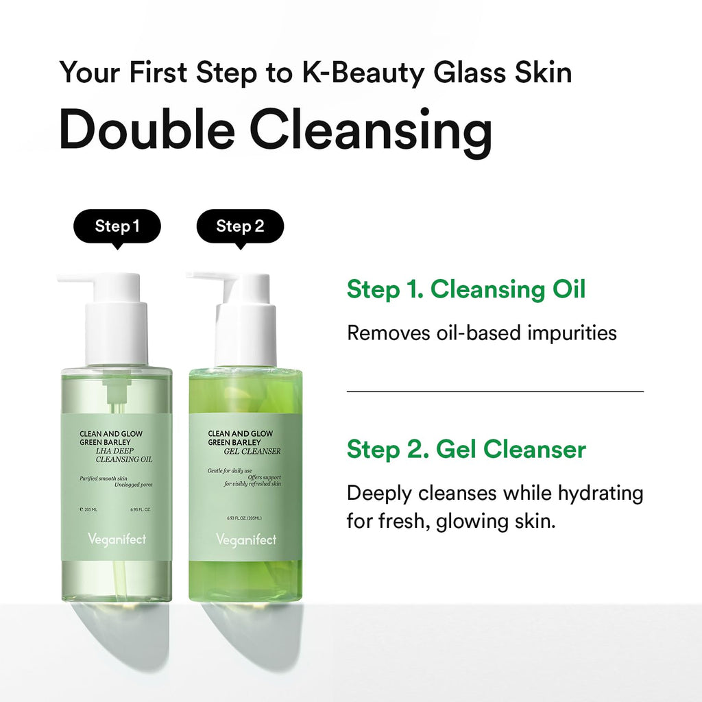 VEGANIFECT Hydrating Light Cleansing Oil for Sensitive Skin - Makeup Remover, Blackhead Cleaner (205ml) | Rice Bran, Turmeric & Centella Asiatica