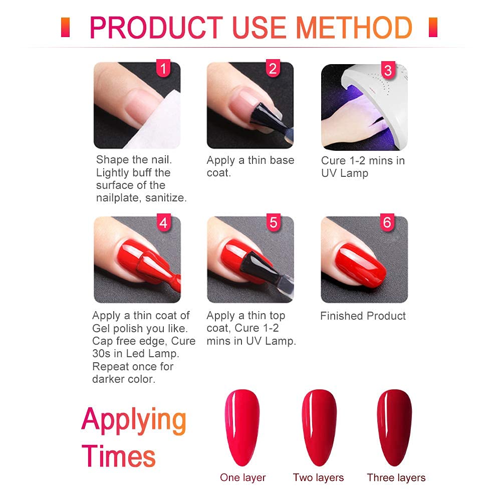 VENALISA VIP2 Gel Nail Polish Set: 60 Colors (7.5ml) + Base, Top, Matte & Color Card