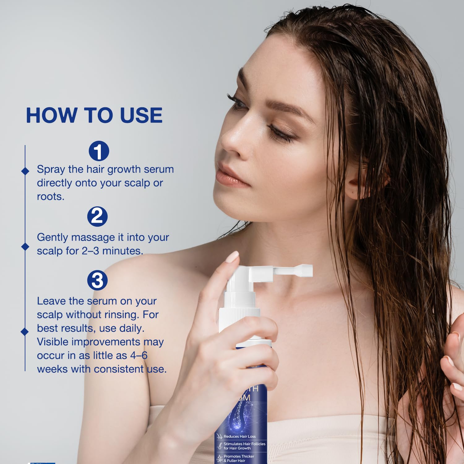 VENANOCI Hair Growth Oil Spray – Natural Regrowth Serum with Rosemary & Biotin for Thinning Hair