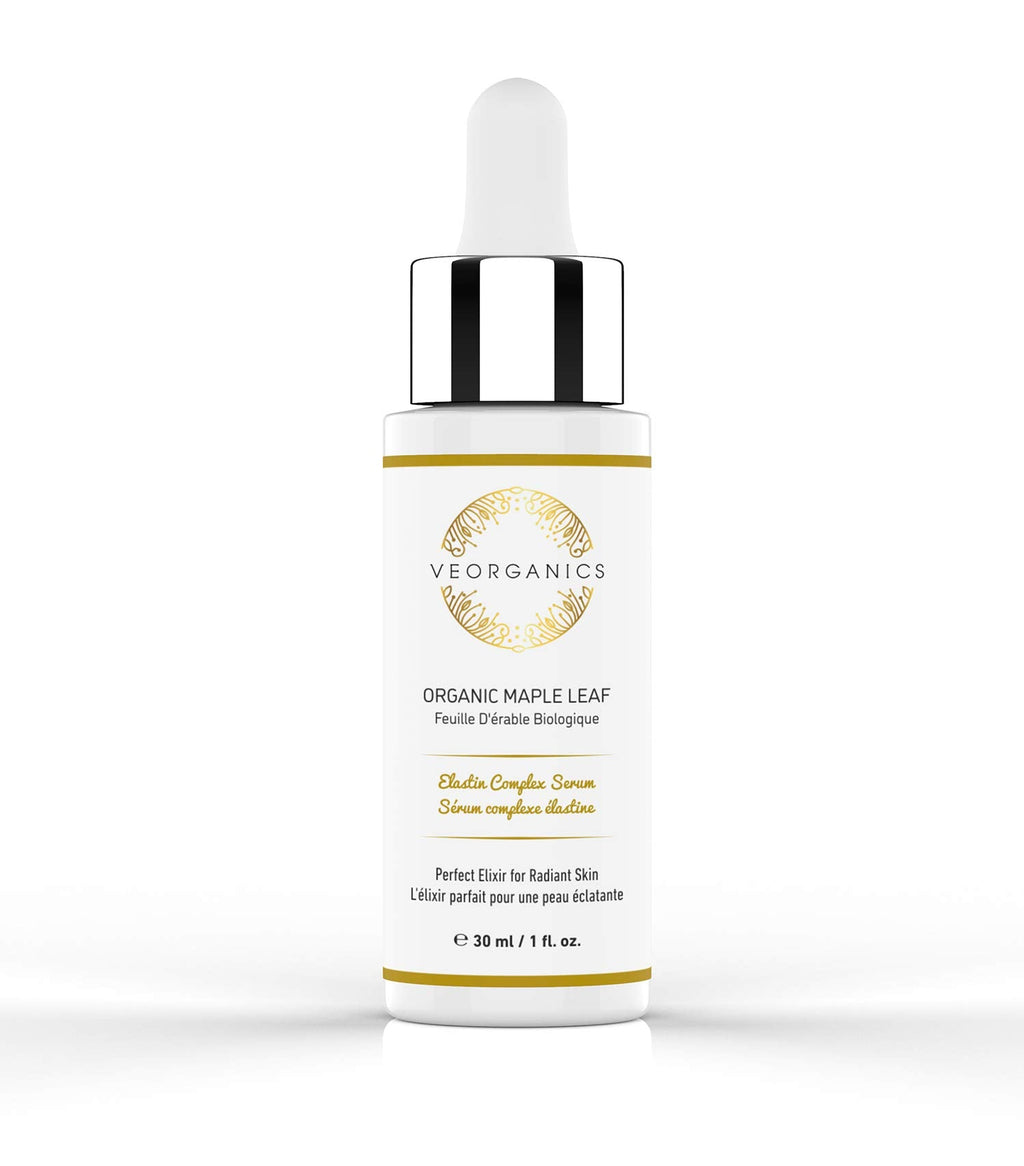VeOrganics Maple Leaf Elastin Complex Facial Serum – Vitamin C Rich Anti-Aging