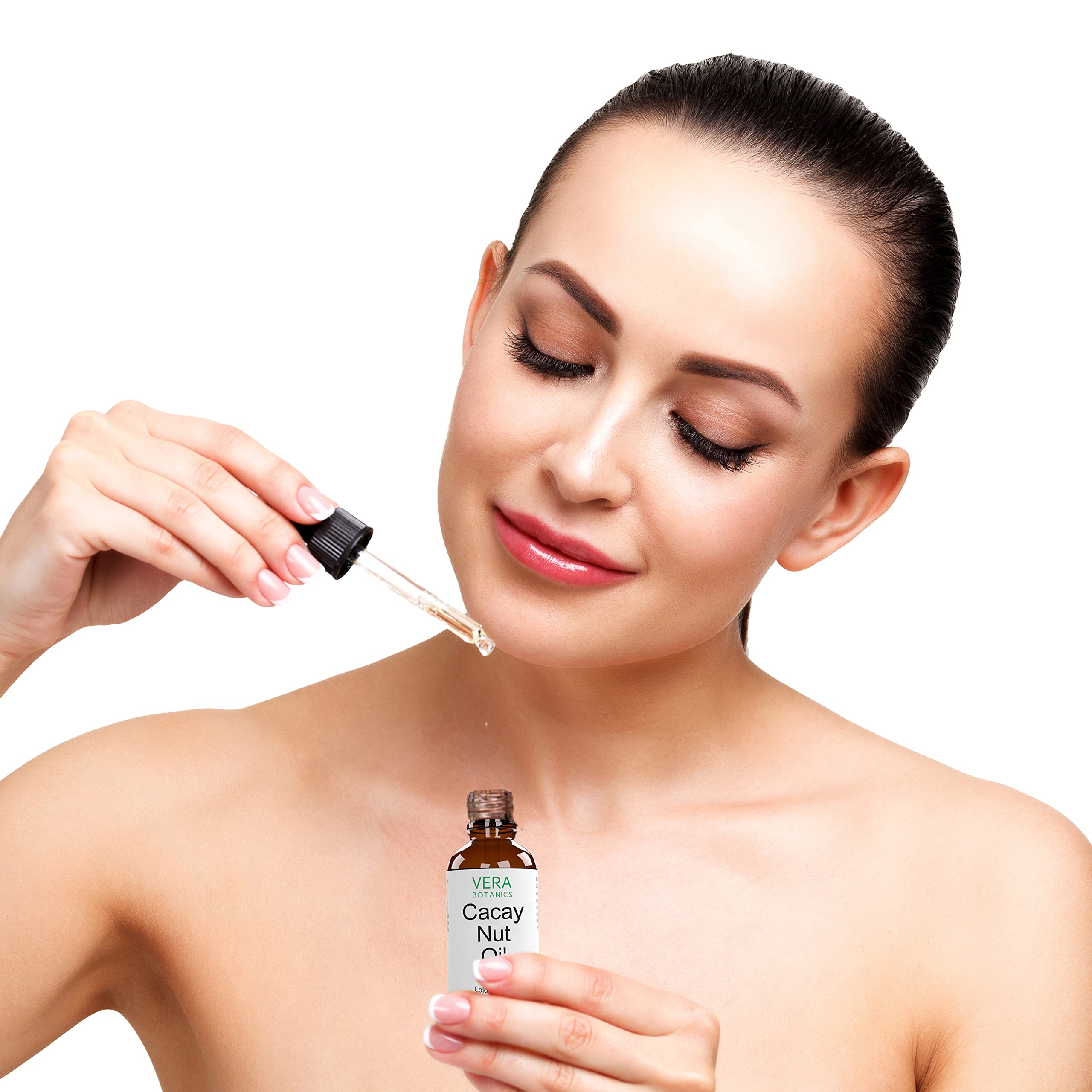 Vera Botanics Cacay Nut Oil – 100% Pure & Natural, Cold-Pressed & Unrefined for Face, Hair, Skin & Nails