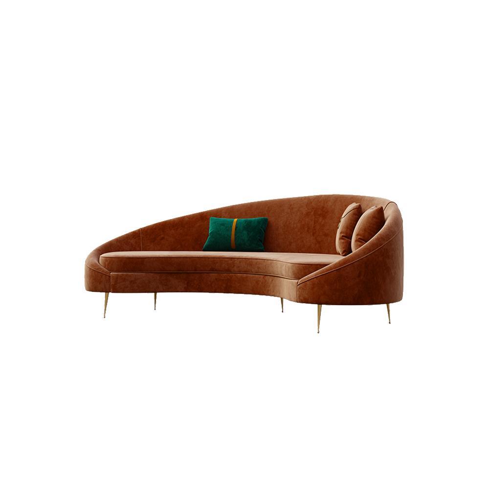 Verano Three Seater Sofa, Red Velvet
