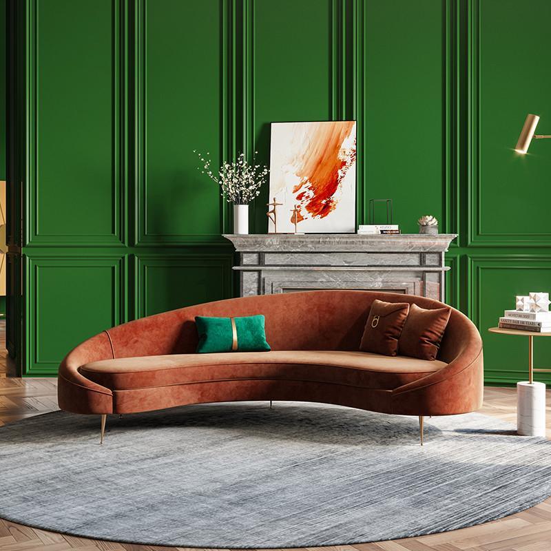 Verano Three Seater Sofa, Red Velvet