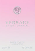 Versace Bright Crystal Eau De Toilette for Women – 1 oz | Floral Fragrance by Gianni Versace