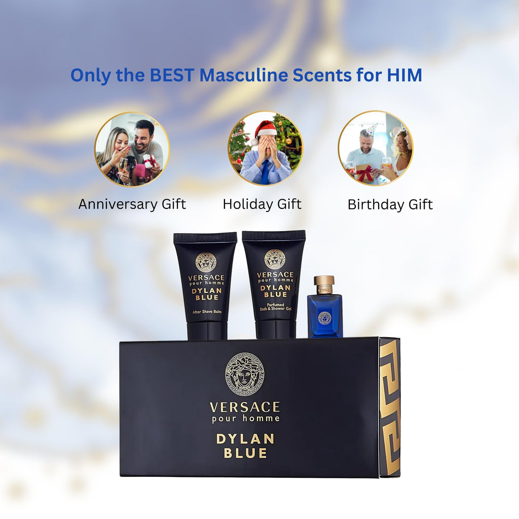 Versace Dylan Blue Pour Homme 3-Piece Miniature Set