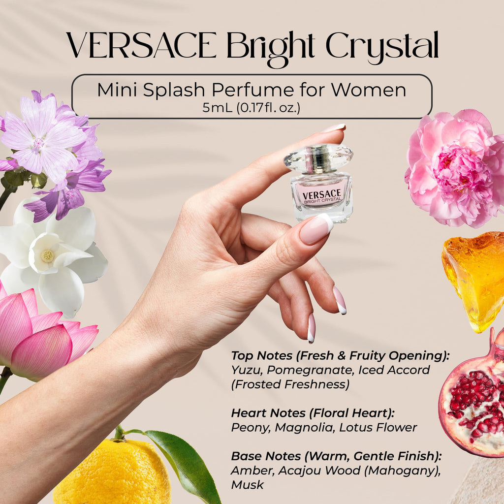 Versace Gifts & Sets – Womens Mini Fragrance Set: Crystal Noir, Bright Crystal, Eros Pour Femme, Dylan Blue