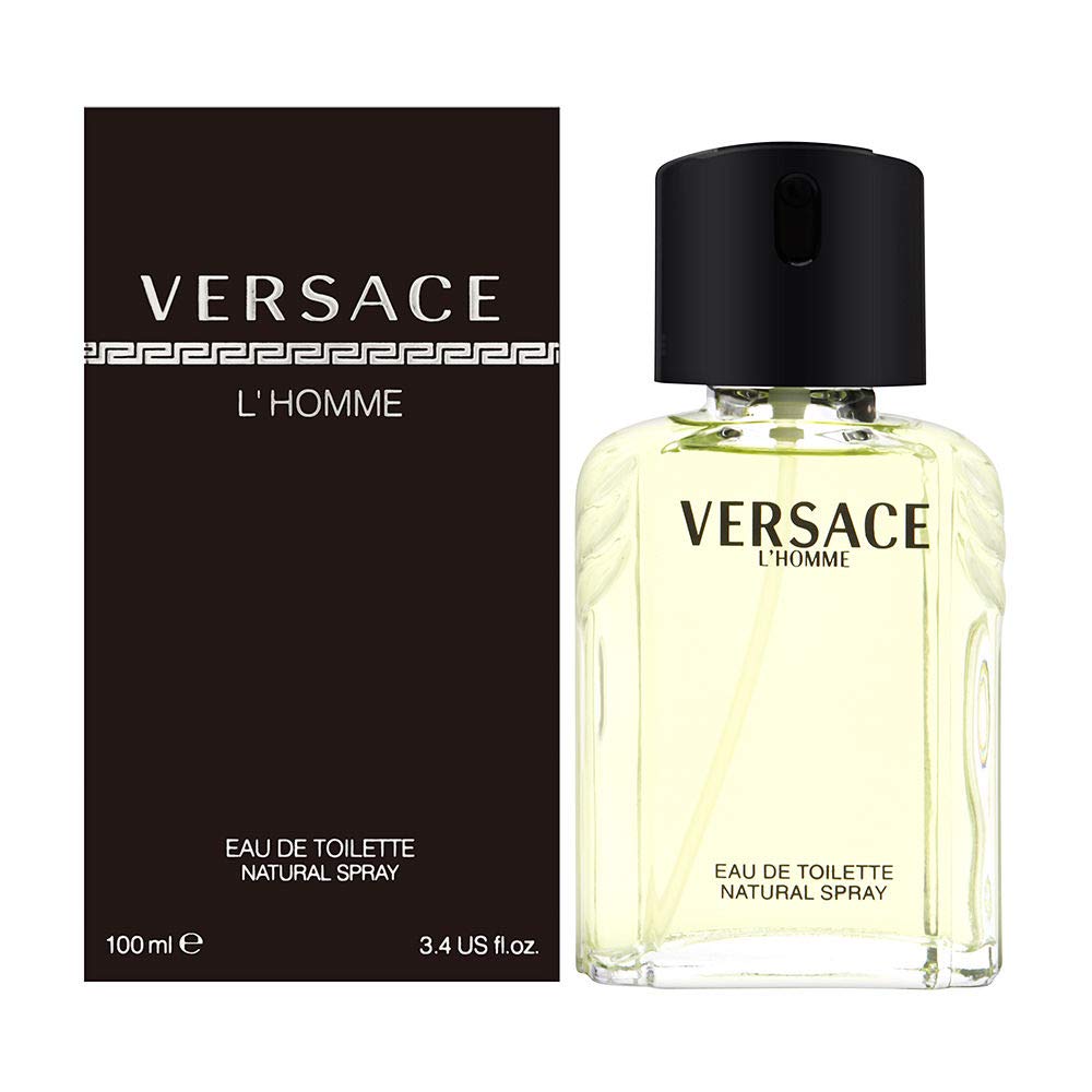 Versace L'Homme by Versace – Eau de Toilette Spray for Men 3.4 oz