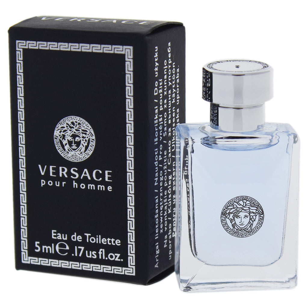 Versace Pour Homme 5ml Mini EDT | Portable Designer Fragrance for Men