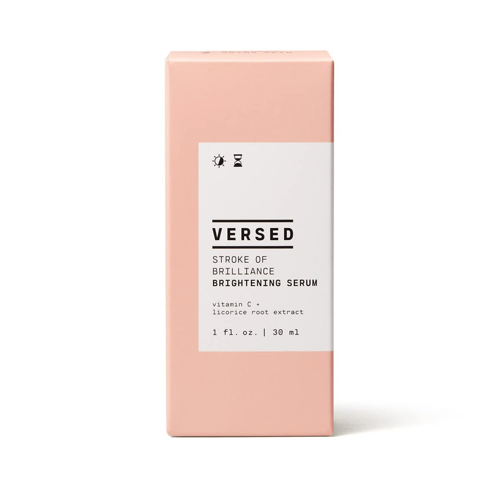 Versed Stroke of Brilliance Brightening Serum – Vitamin C, Licorice Root & Niacinamide, Vegan, 1 fl oz