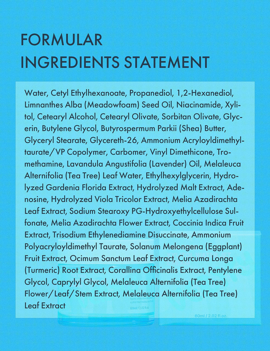 Vertty Tea Tree Xylitol Hydrating Facial Cream | Cooling Non-Comedogenic Moisturizer (2oz)
