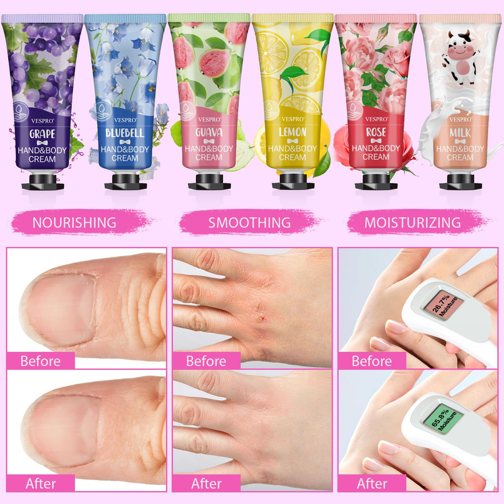 VESPRO 168-Pack Hand Cream Set — 14 Scents, Travel-Size Hydration for Daily Hands