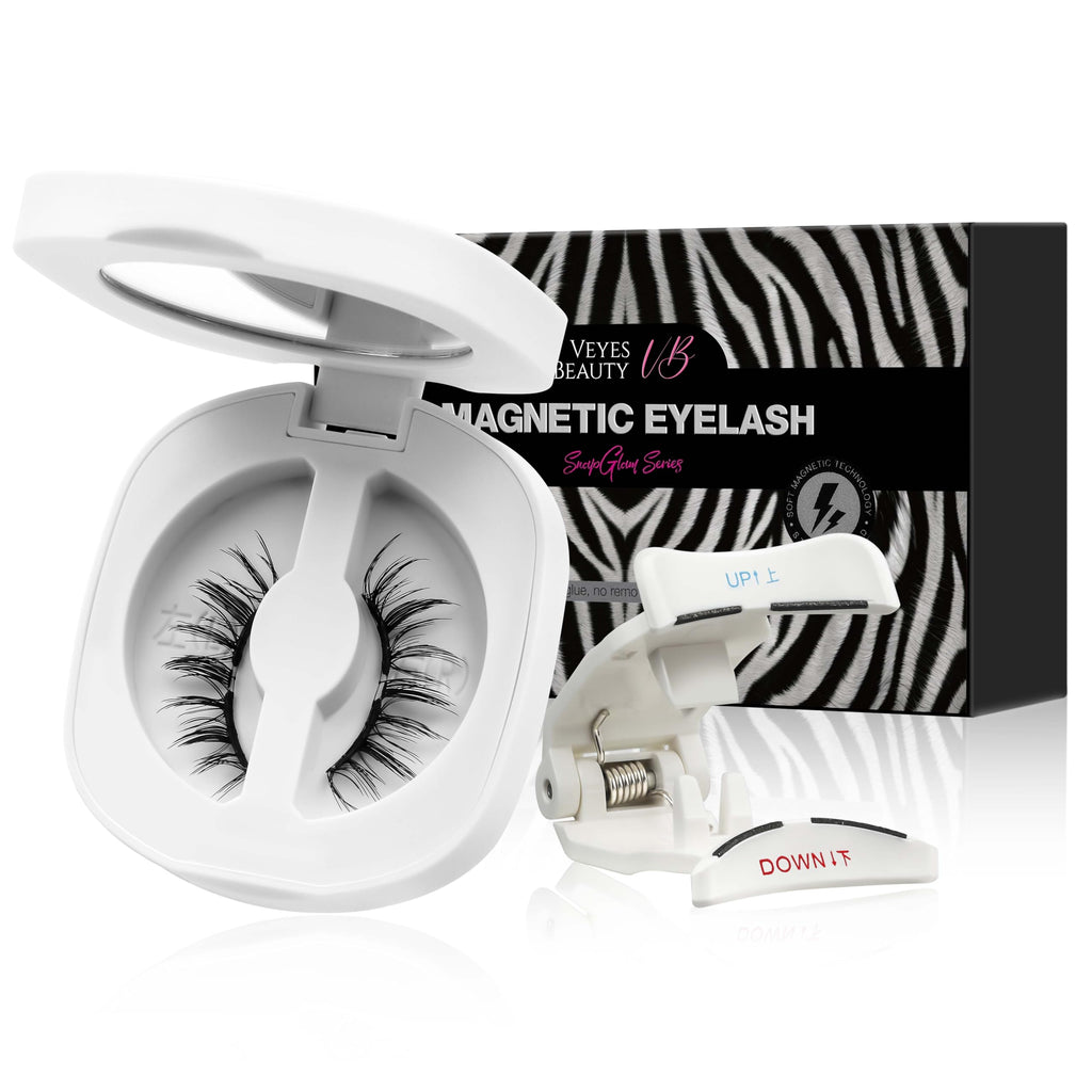 VEYESBEAUTY AnimeWink Magnetic Lashes with Applicator – Reusable, Glue-Free