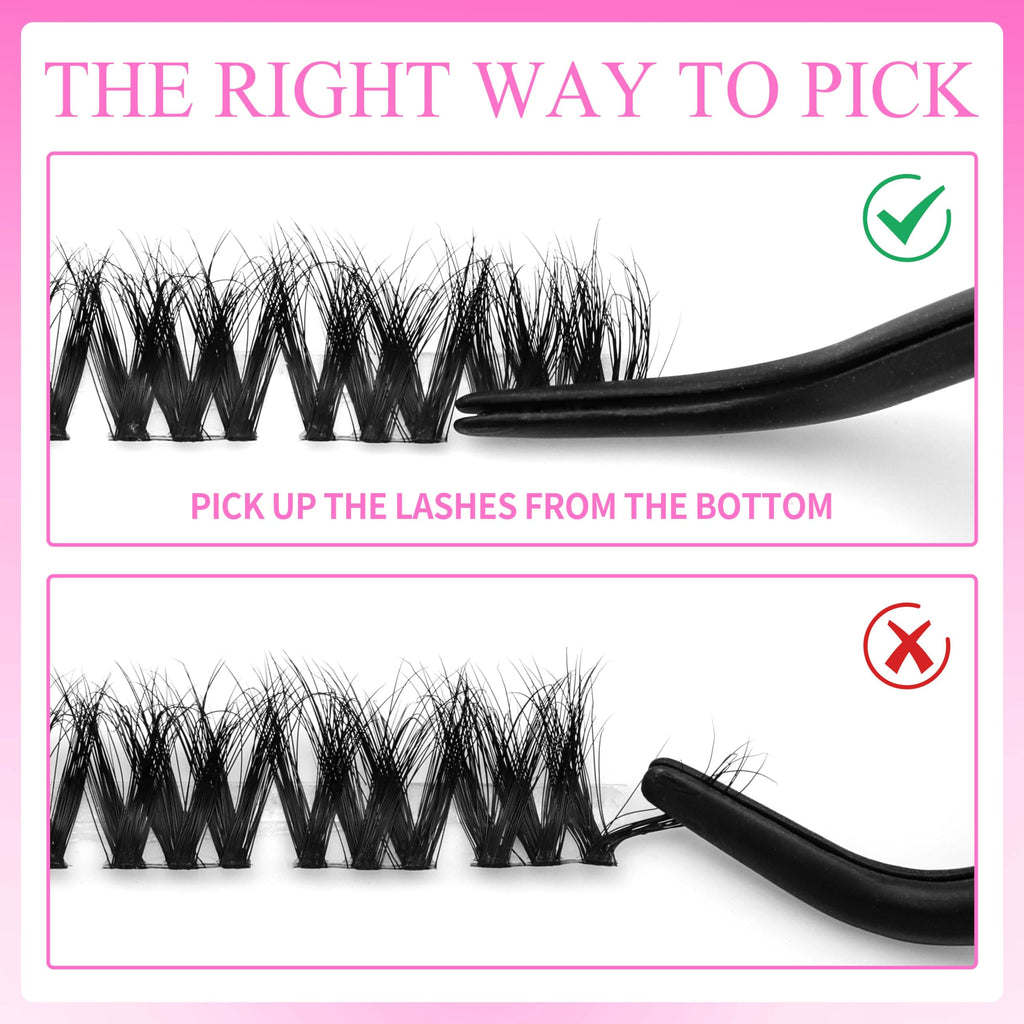VEYESBEAUTY Lash Clusters Kit — Fluffy 3D Lashes VBmuse Volume