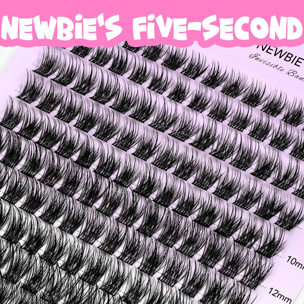 VEYESBEAUTY Dreamy Lash Clusters – DIY False Eyelashes, 8-16mm Mixed Length