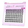 VEYESBEAUTY Lash Clusters DIY Eyelash Extensions – Newbie Five-Second Series, LuxeBold 10mm, Single Length