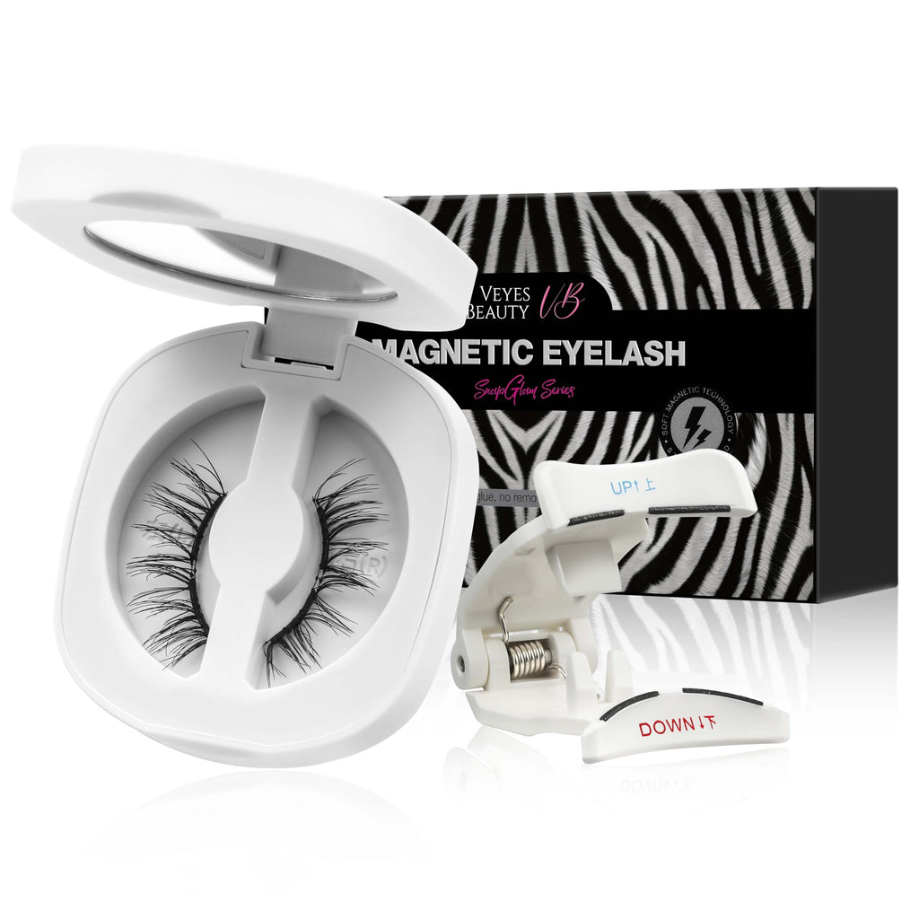 VEYESBEAUTY NomSpirit Magnetic Lashes with Applicator – Glue-Free, Reusable