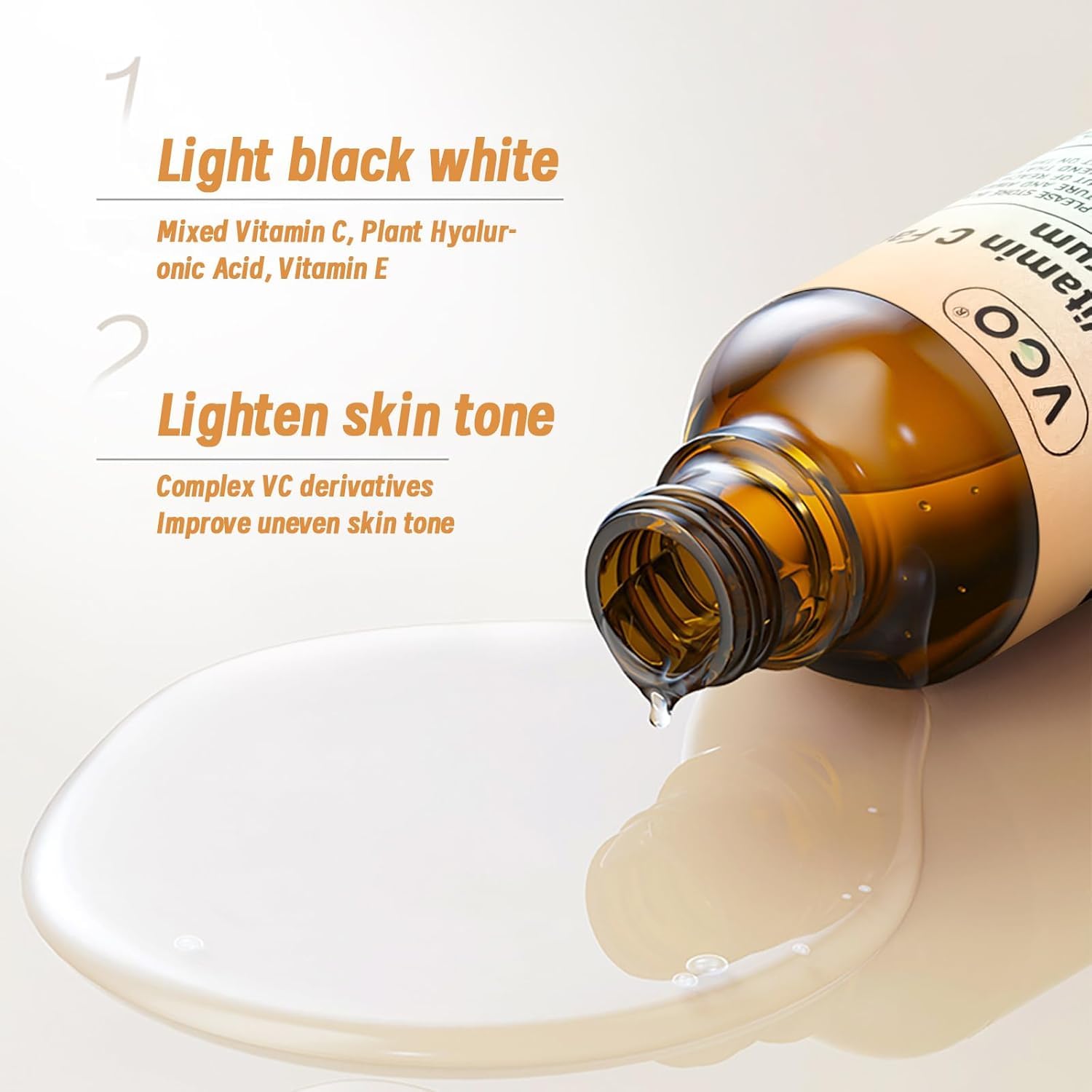 VGO Skin Care Set – Snail Mucin 92% Moisturizer & Vitamin C Serum