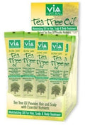 Via Natural Tea Tree Oil Moisturizing Oil – Lot of 12 Tubes (1.5 fl oz each) for Hair, Scalp & Body