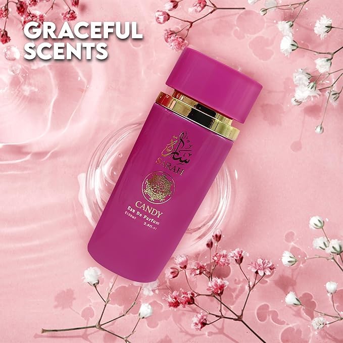 Viaan Krishna SARAH Candy & SARAH Fuchsia Perfume Set for Women – 2×3.4oz EDP