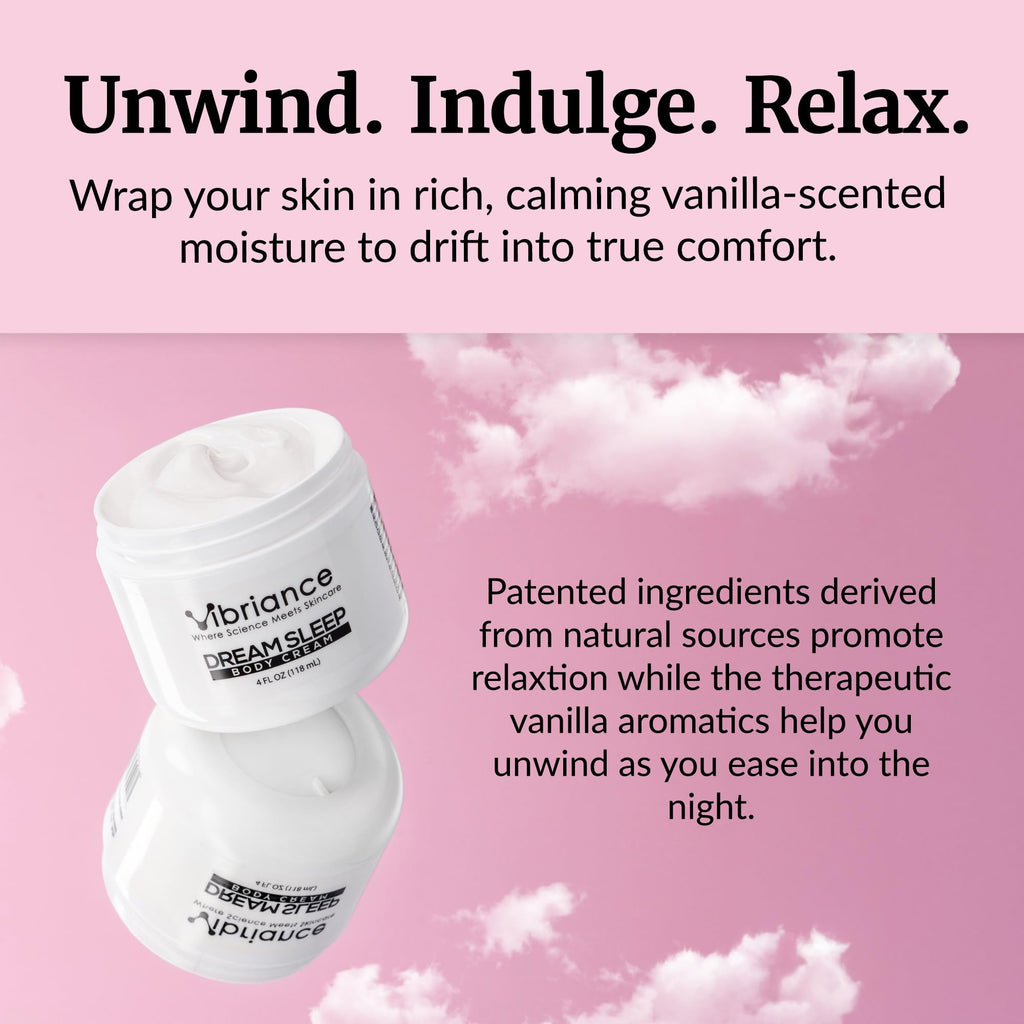 Vibriance Dream Sleep Body Cream – Fluffy Hydration for Dry Skin & Relaxation