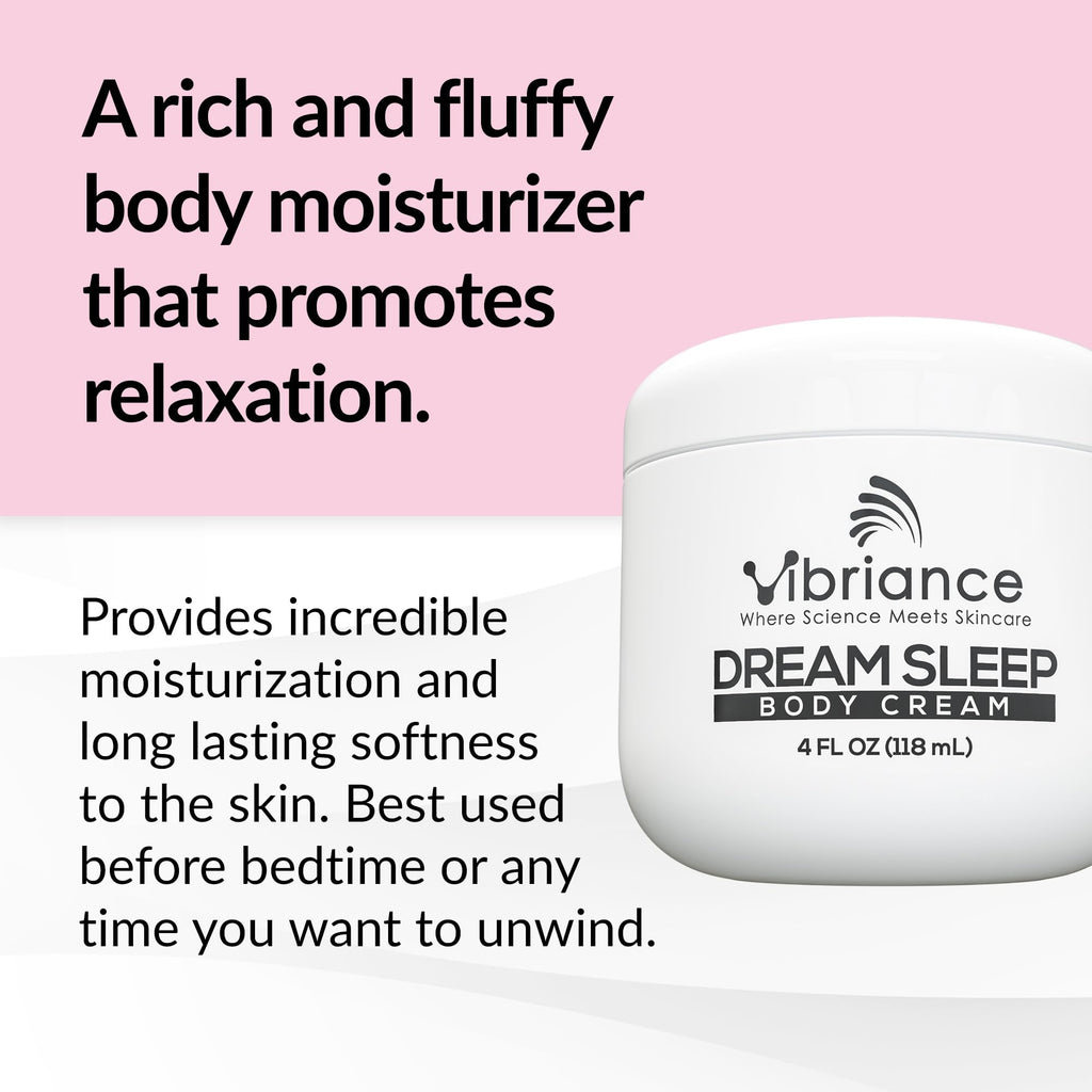 Vibriance Dream Sleep Body Cream – Fluffy Hydration for Dry Skin & Relaxation