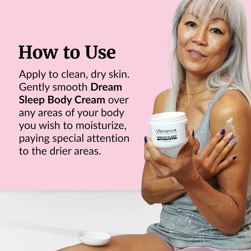 Vibriance Dream Sleep Body Cream – Fluffy Hydration for Dry Skin & Relaxation