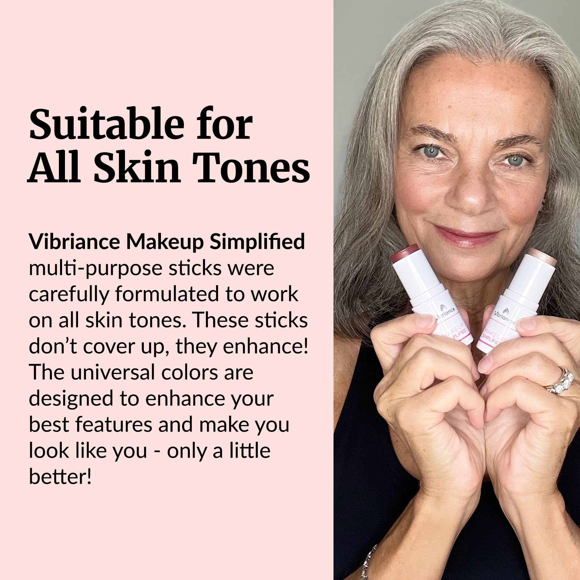 Vibriance Blush & Highlighter Bundle – Cream Sticks for Mature Skin | Makeup Simplified