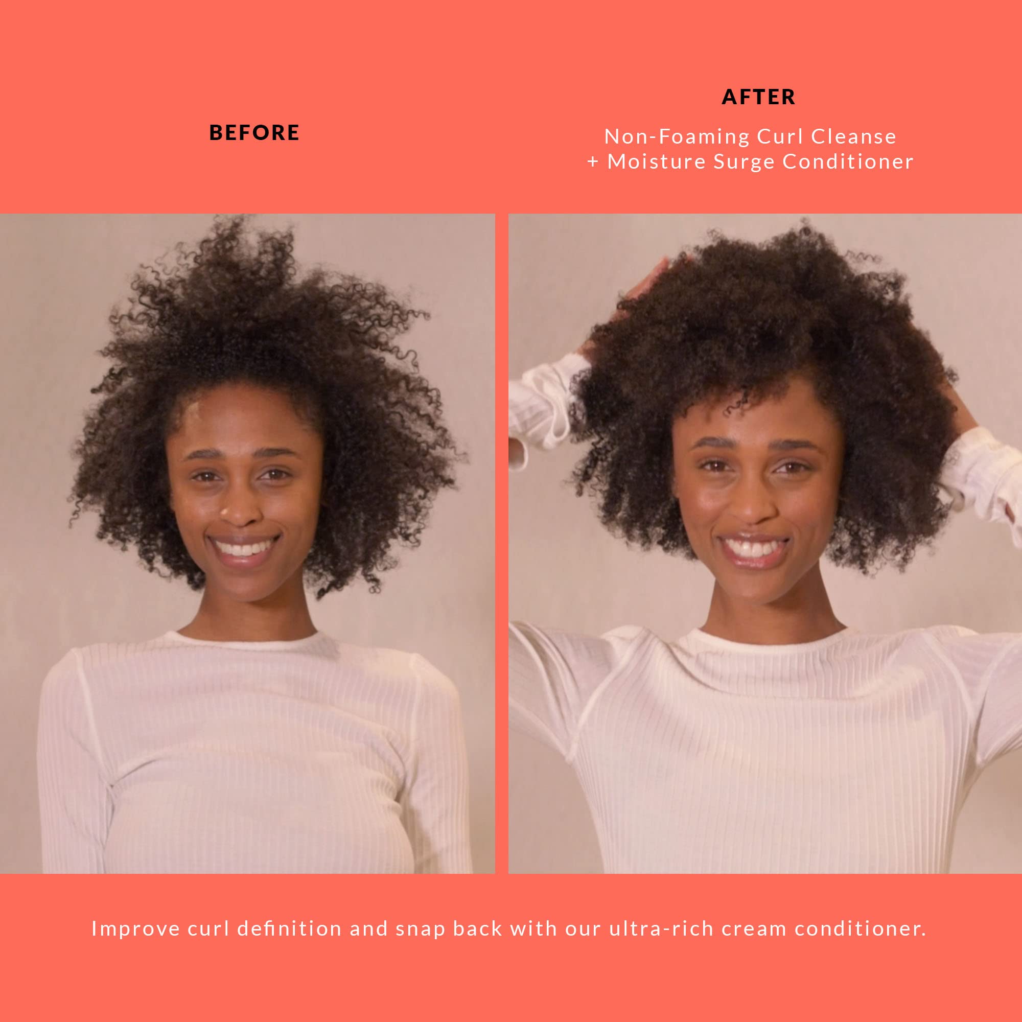 VICIOUS CURL Non-Foaming Curl Cleanse & Moisture Surge Kit for Curly Hair