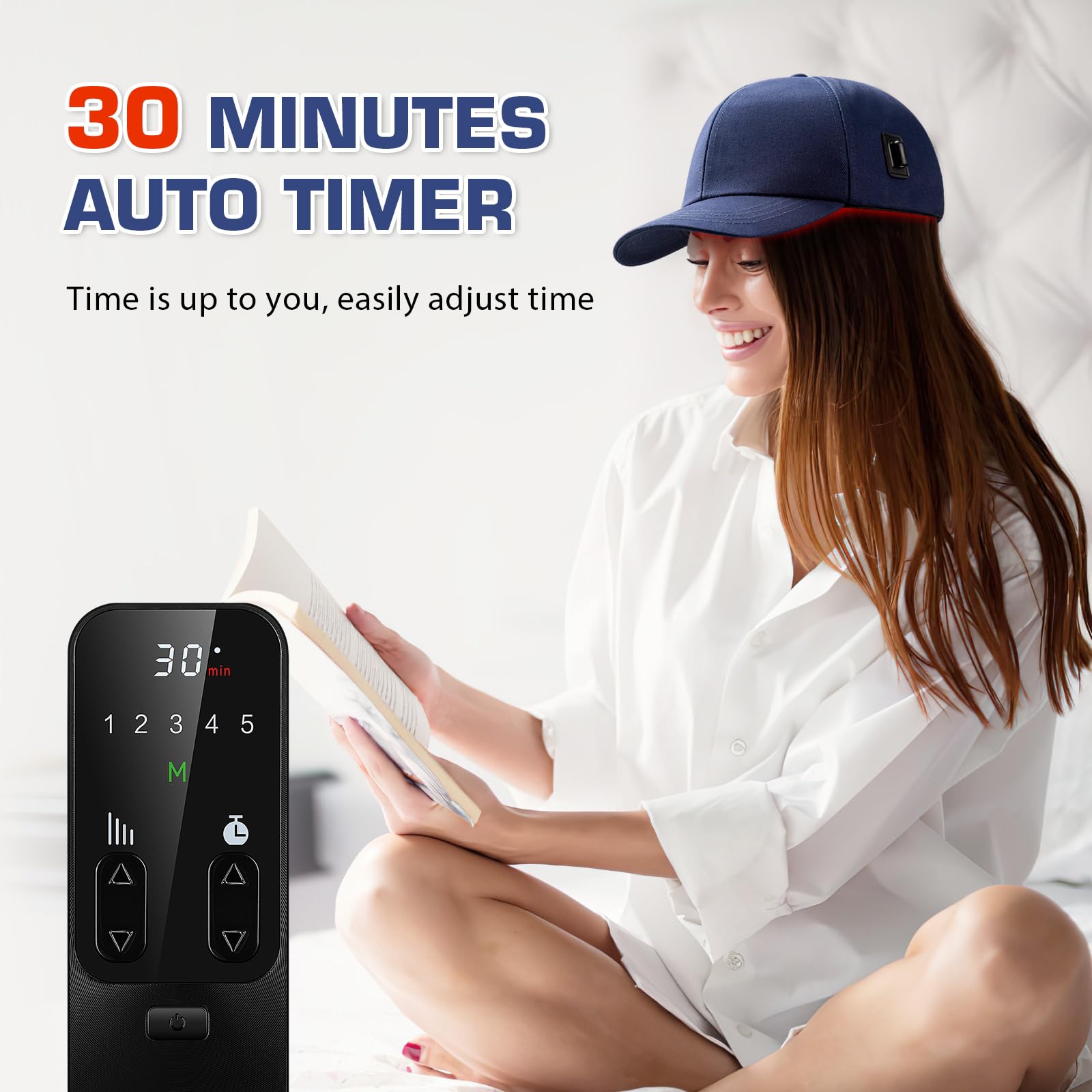 Viconor Laser Hair Growth Cap | Red Light Therapy Cap for Hair