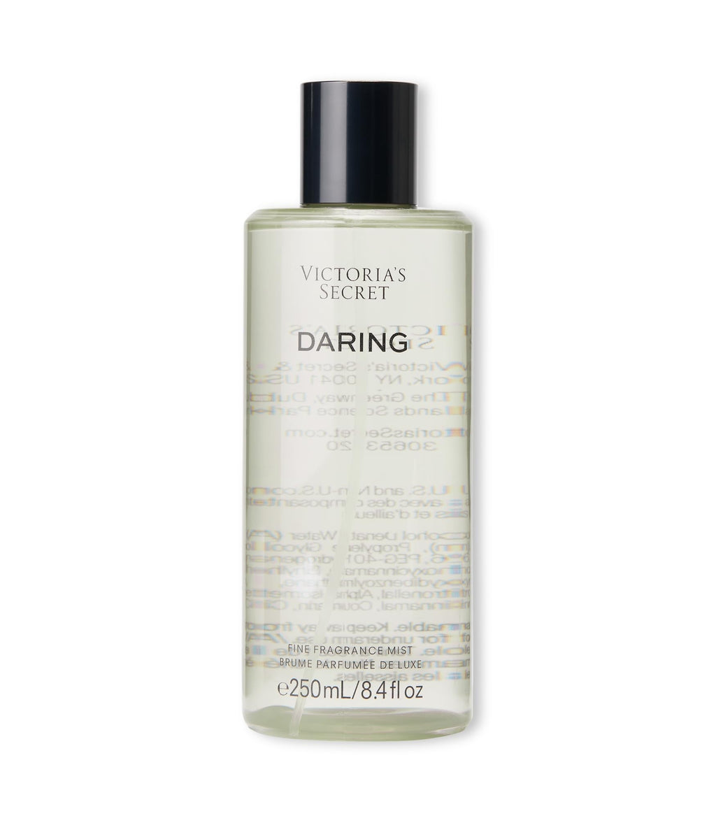 Victoria's Secret Daring Fragrance Mist – Amber Woody Scent with Bergamot, Oakmoss & Amber, 8.4 oz