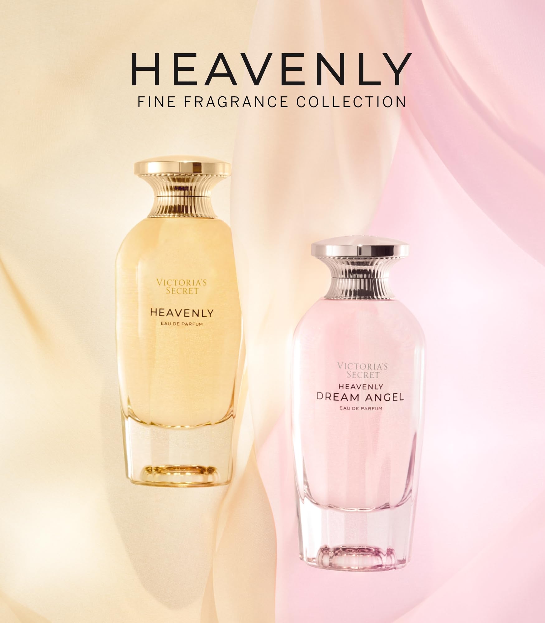 Victoria's Secret Heavenly 3-Piece Luxe Fragrance Gift Set – 1.7 oz EDP, Travel Lotion & Candle