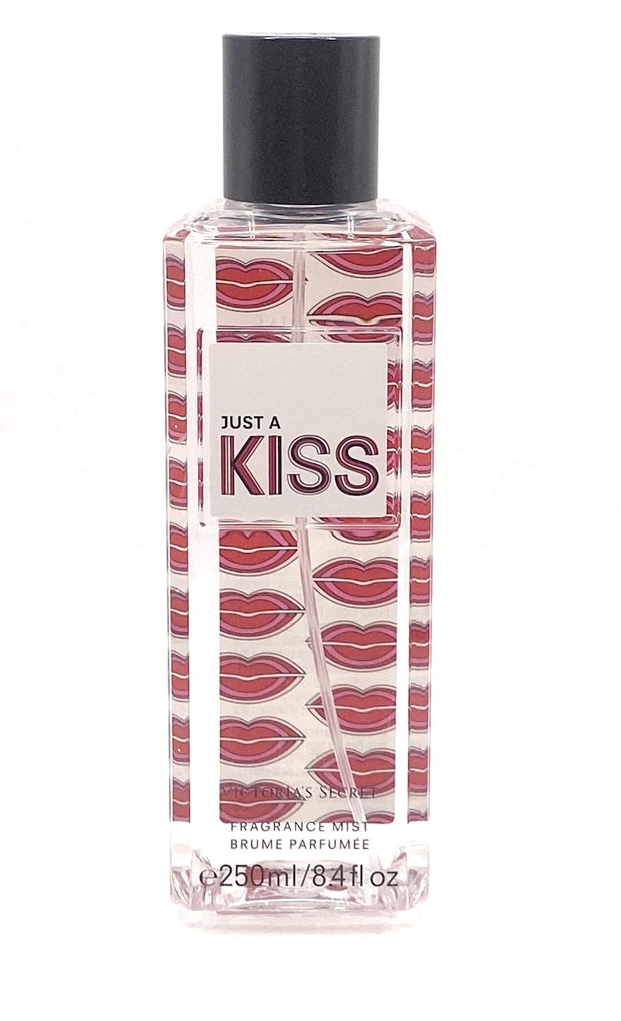 Victoria's Secret Just A Kiss Scented Fragrance Mist – 8.4 oz Spray (Pack of 1)